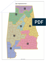 Proposed Alabama Congressional Districts