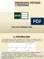 Tema 12 Aminoácidos, Péptidos Y Proteínas: Jose Luis Garrido Lara