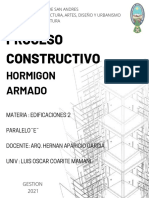 PROCESO HORMIGON ARMADO