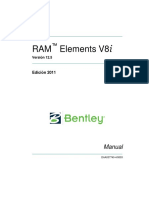 Manual Ram Elements 125 Stadd 8vi