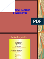 Teori dan cabang-cabang ilmu linguistik