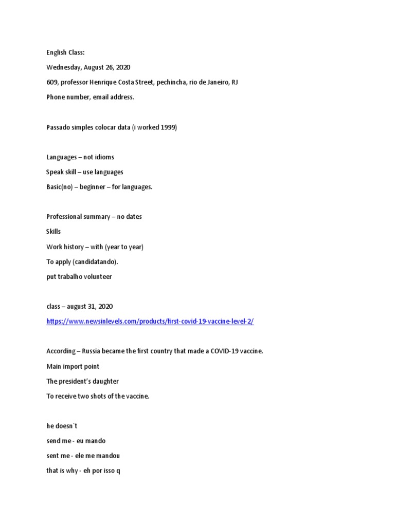 English Class Overview and Activities | PDF | Social Science | Foreign ...