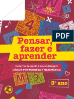 Pensar Fazer Aprender 3oano Lingua Portuguesa e Matemática Web