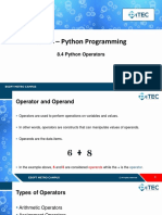 Python Operators