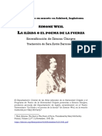 Simone Weil y su análisis de La Ilíada