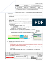 Adjustment Procedure of Z-Axis Zero Return PositionNHX4000