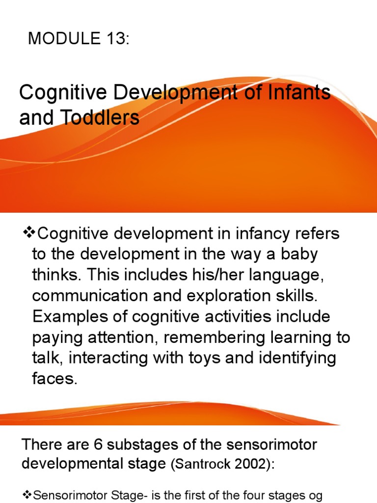 Cognitive Development of Infants and Toddlers PDF Language Acquisition Cognitive Development