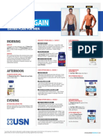 Lean Muscle Gain Eating Plan For Men - 2015