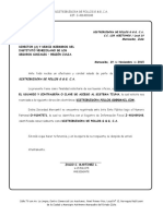 Distribuidora de Pollos G & G, C.A. (Carta Al Ivss - Recuperacion de Clave)