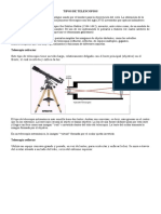 Tipos de Telescopios