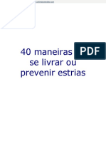 40 DICAS PARA ACABAR COM ESTRIAS