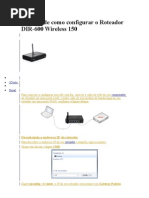 Tutorial de Como Configurar o Roteador DIR