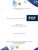 Anexo Fase 2 - Identificar Las Variables Básicas para La Planificación Del Proyecto