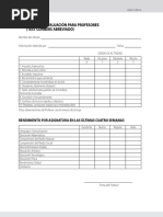 Test de Conner Abreviado para Profesores