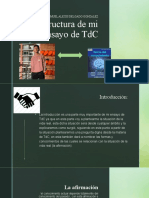 Estructura de Mi Ensayo de TDC Samuel 4