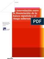 La interrelación entre la financiación de la banca española y el riesgo soberano