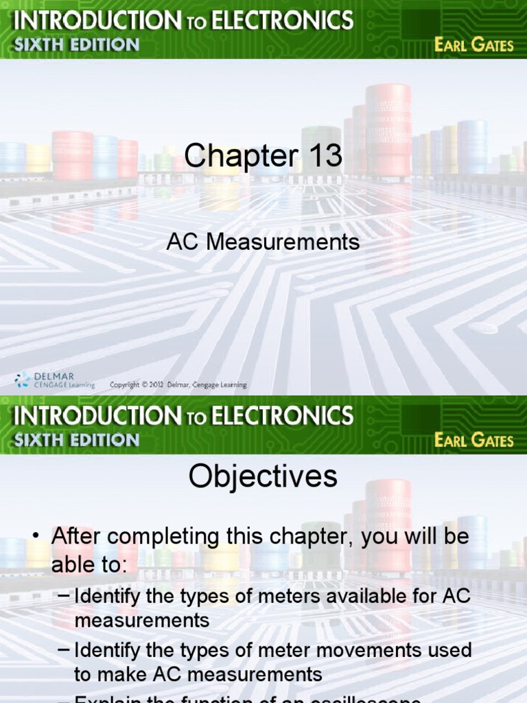 Chapter 13 AC Measurements | PDF | Alternating Current | Electronic ...