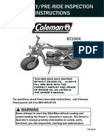 For Questions About These Assembly Instructions, Call Coleman Powersports Toll Free 888-405-8725