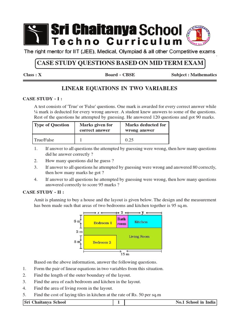 Class 10 Maths Case Study Questions | PDF | World Energy Consumption