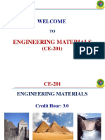 CE-201 Engineering Materials Overview