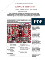 Motherboard Selection Essay