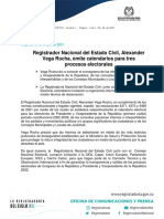 Boletin Número 28 - Calendarios Electorales