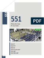 551 LBP Pro: Pitch 25,4 MM H 12,7 MM