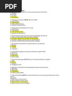 Urinary System: Part A - Multiple Choice