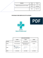 PROGRAMA DE IMPLEMENTACION TEST ANTIGENO Rev.01