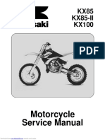 KX85 KX85-II KX100: Motorcycle Service Manual