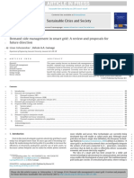 Article in Press: Demand Side Management in Smart Grid: A Review and Proposals For Future Direction