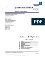 Materials System Specification