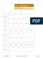 Timetable - Worksheet: CA Final Grp-2