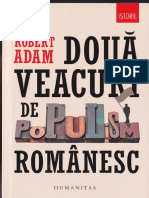 (Istorie - Colectia - Istorie) Robert Adam - Două Veacuri de Populism Românesc-Humanitas (2018)