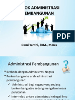Pokok Administrasi Pembangunan