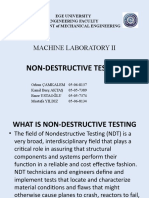 Non Destructive Testing