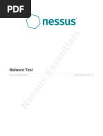 Malware Test: Report Generated by Nessus™ Wed, 06 Oct 2021 14:47:14 - 03