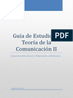 Guia de Estudio. Teoria La Comunicacion II