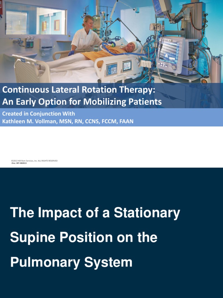 Continuous Lateral Rotation Therapy: An Early Option For Mobilizing ...