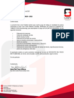 Carta para Practica - UDES