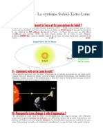 Chapitre III - Le Système Soleil-Terre-Lune