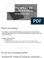 Lecture 01 - Introduction To Accounting