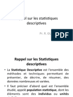 Rappel Statistique Descriptive