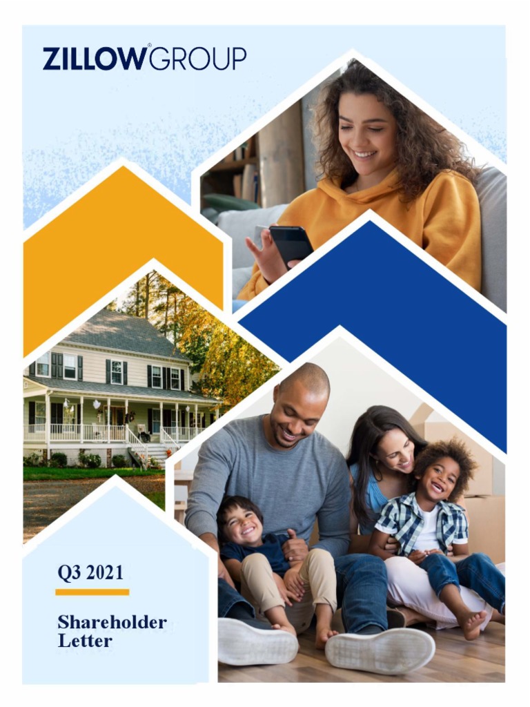 Zillow Group Q3'21 Shareholder Letter PDF Economies Corporations
