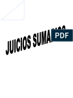 Juicios Sumarios