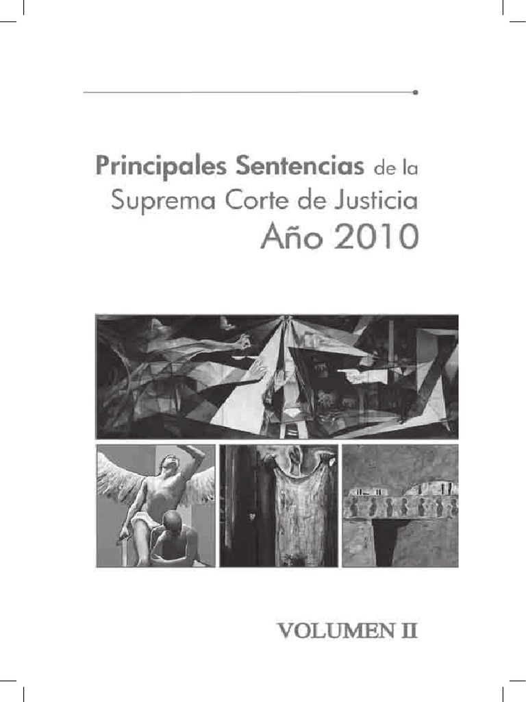 136 - Principales Sentencias de La Suprema Corte de Justicia Año 2010
