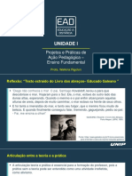 Proj de Ação Pedagógica - Unidade I