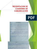 Presentacion de Cuaderno de Comunicacion