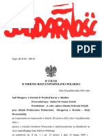 WYROK W IMIENIU RZECZYPOSPOLITEJ POLSKIEJ-Sąd Okręgowy W Krośnie-Zadośćuczynienie Za Działalność Na Rzecz Niepodległego Bytu Państwa Polskiego