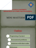 Mini Mastermind: Dokuz Eylul University Department of Computer Engineering